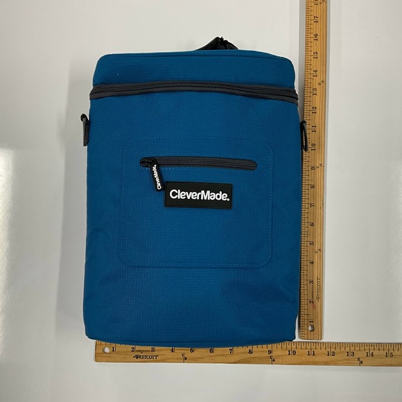 NWT Clevermade Multi Wine Bottle/Can Insulated Tote Strap Removable Ice Pack - Picture 14 of 15